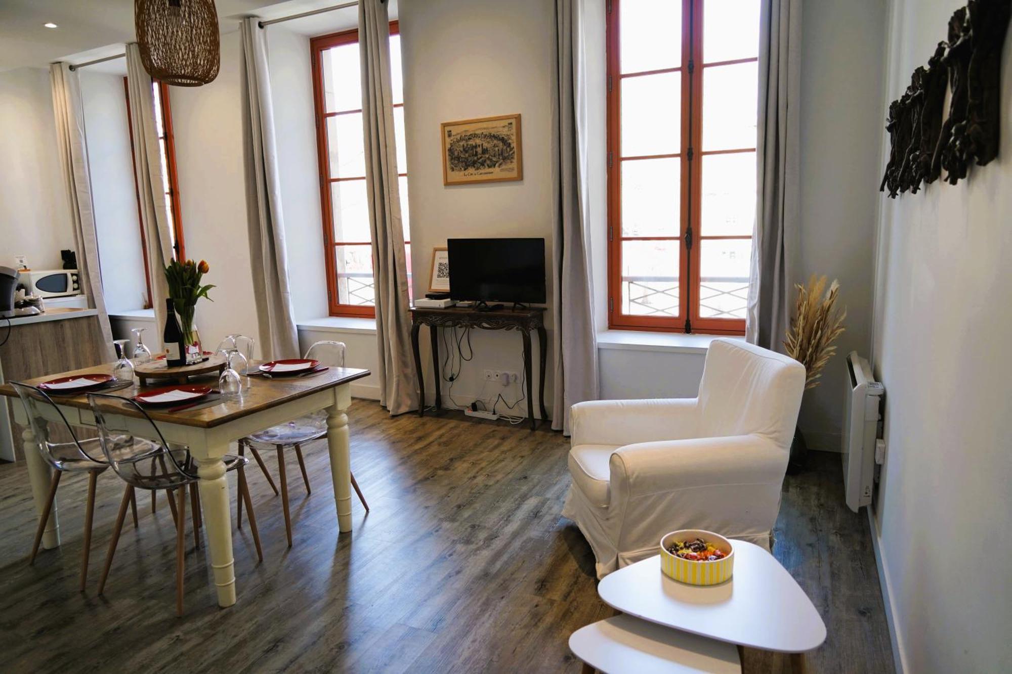 카르카손 La Magie De Carnot Meuble De Tourisme 3 Etoiles 아파트 외부 사진