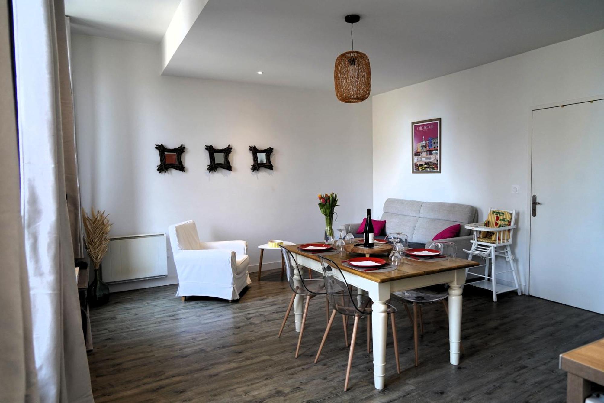카르카손 La Magie De Carnot Meuble De Tourisme 3 Etoiles 아파트 외부 사진