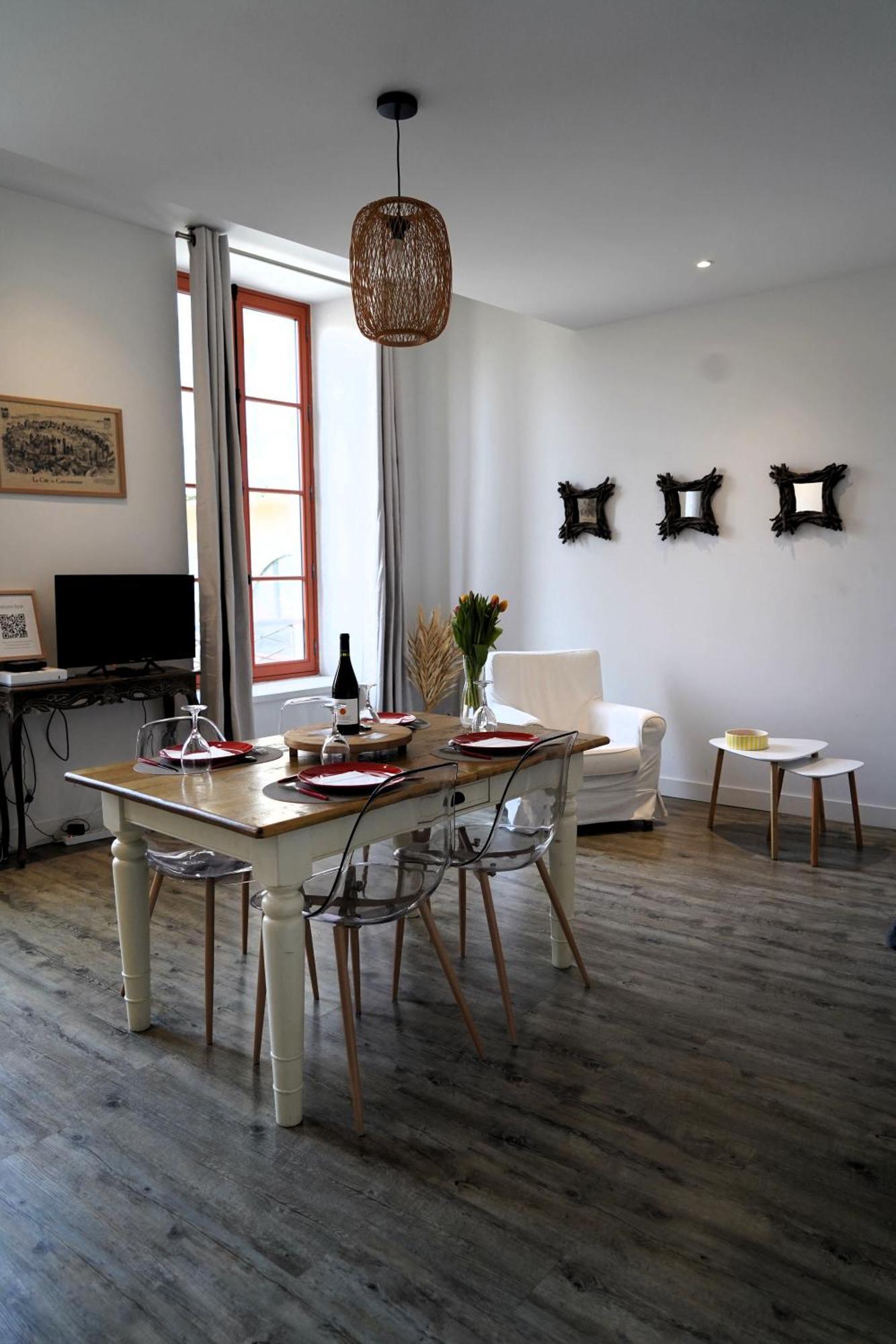 카르카손 La Magie De Carnot Meuble De Tourisme 3 Etoiles 아파트 외부 사진